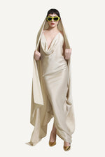 Load image into Gallery viewer, Athena Cape Dress
