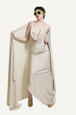 Load image into Gallery viewer, Athena Cape Dress
