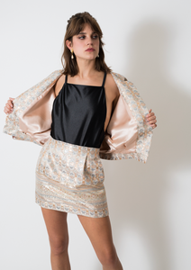 Alice Metallic Brocade Jacket and Skirt set – by Danenberg