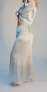 Hayworth silk wide leg pants